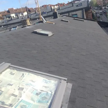 limpieza de tejado en una comunidad de propietarios en torrejon de ardoz, madrid